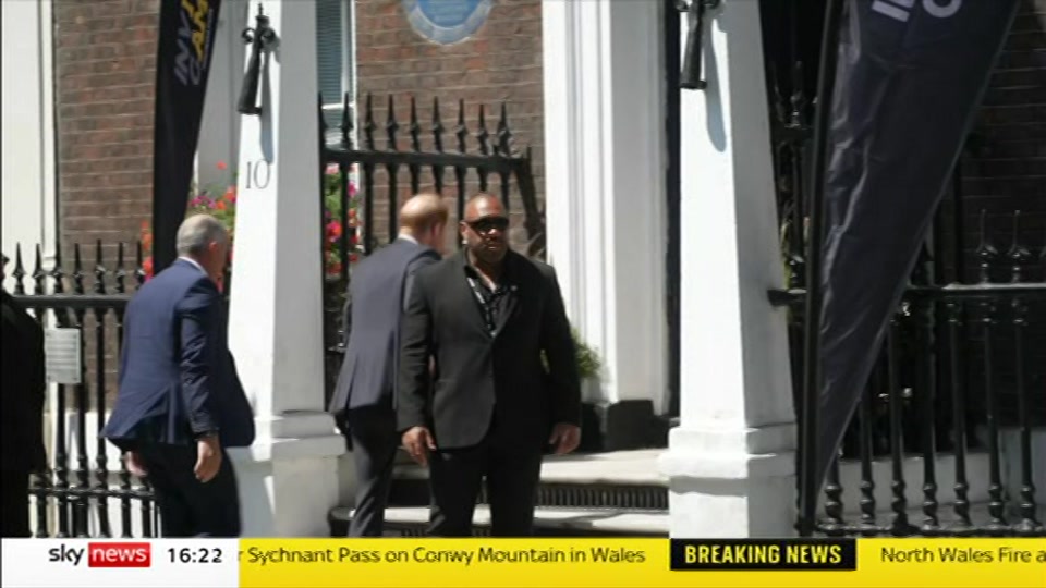 Still from Sky News at 22:00