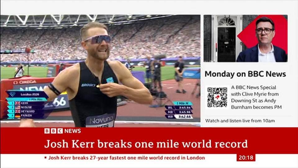 Still from BBC News at 18:00