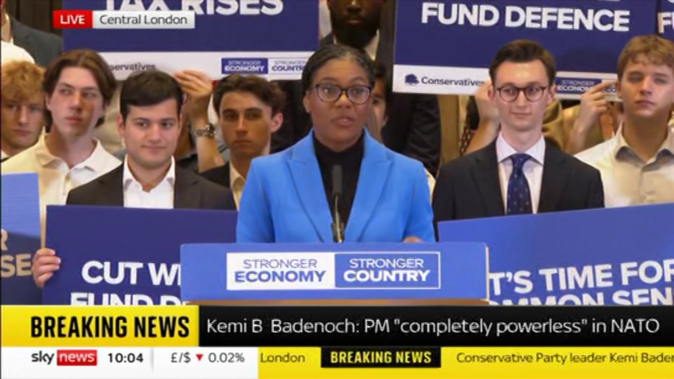 Still from Sky News at 4:00