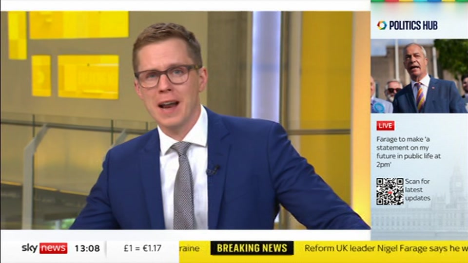 Still from Sky News at 8:00