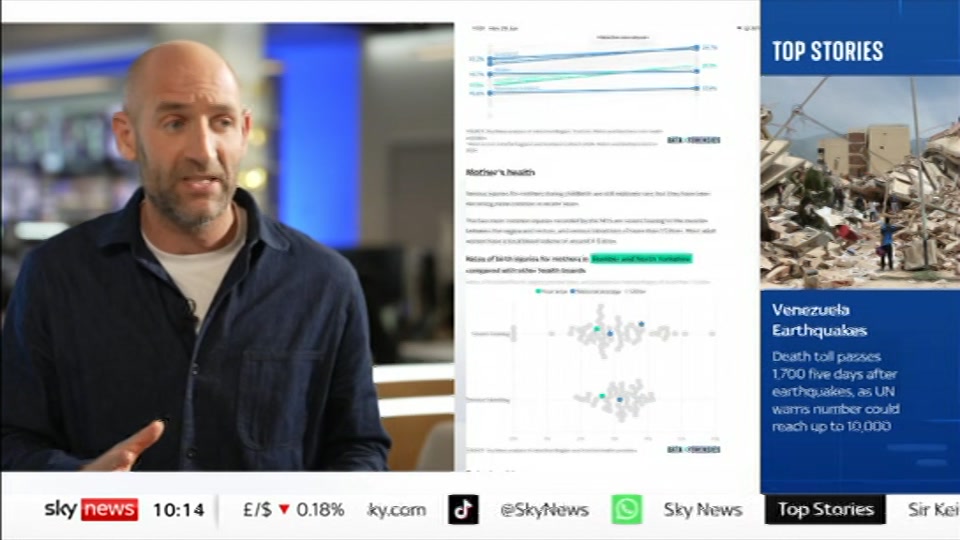 Still from Sky News at 15:00