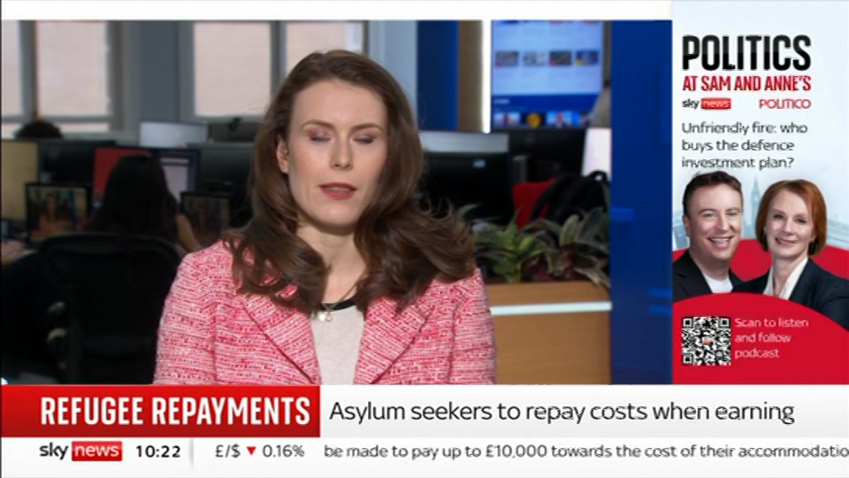 Still from Sky News at 23:00