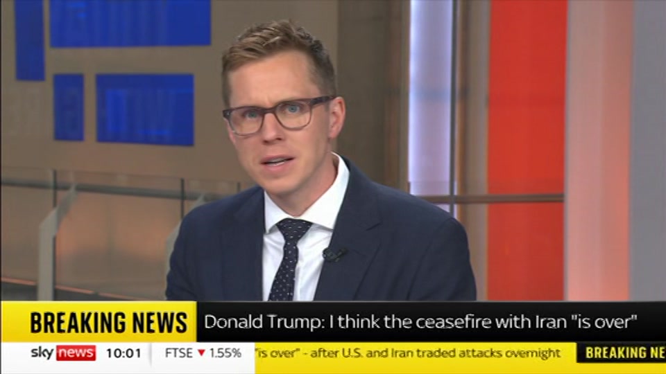 Still from Sky News at 1:00