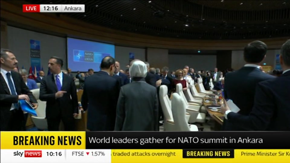 Broadcast still at 16m. Sky News, Sky News Today with Gareth Barlow, 8 July 2026.