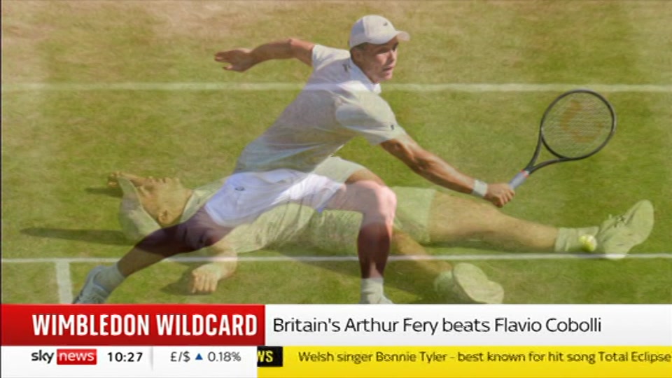 Broadcast still at 27m. Sky News, Sky News Today with Gareth Barlow, 9 July 2026.