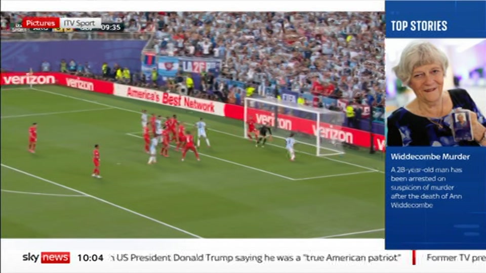 Broadcast still at 4m. Sky News, Sky News Today With Matt Barbet, 12 July 2026.