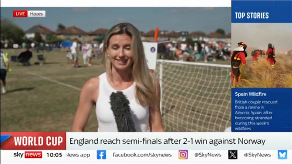 Still from Sky News at 5:00