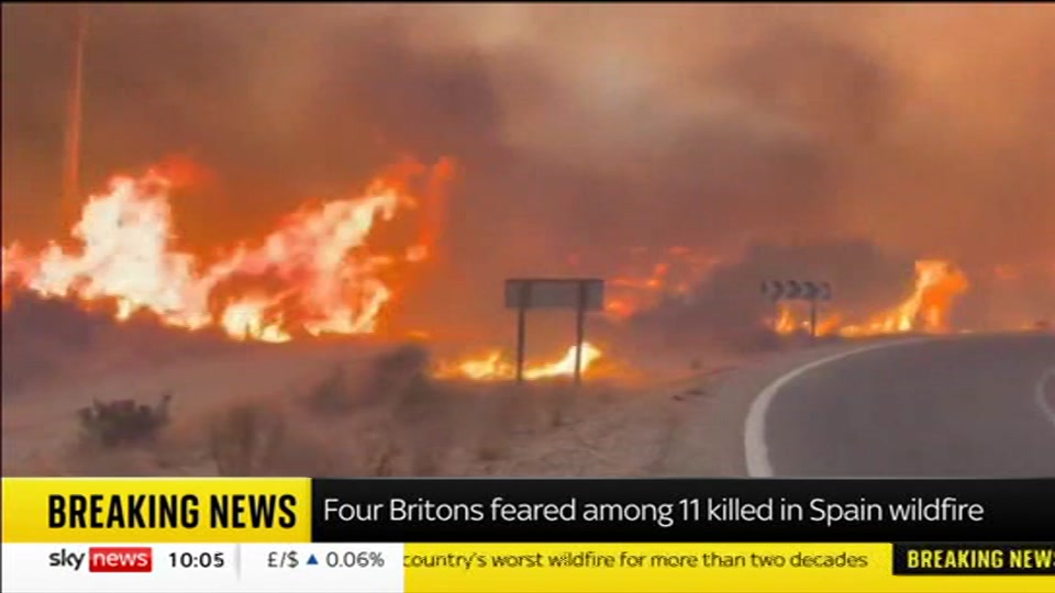 Broadcast still at 5m. Sky News, Sky News Today with Sam Washington, 10 July 2026.