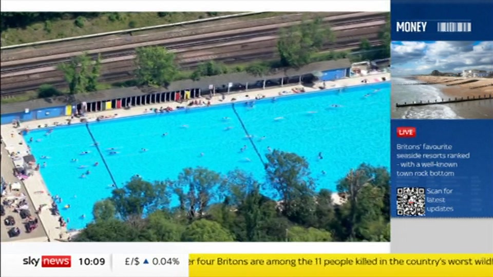 Still from Sky News at 9:00
