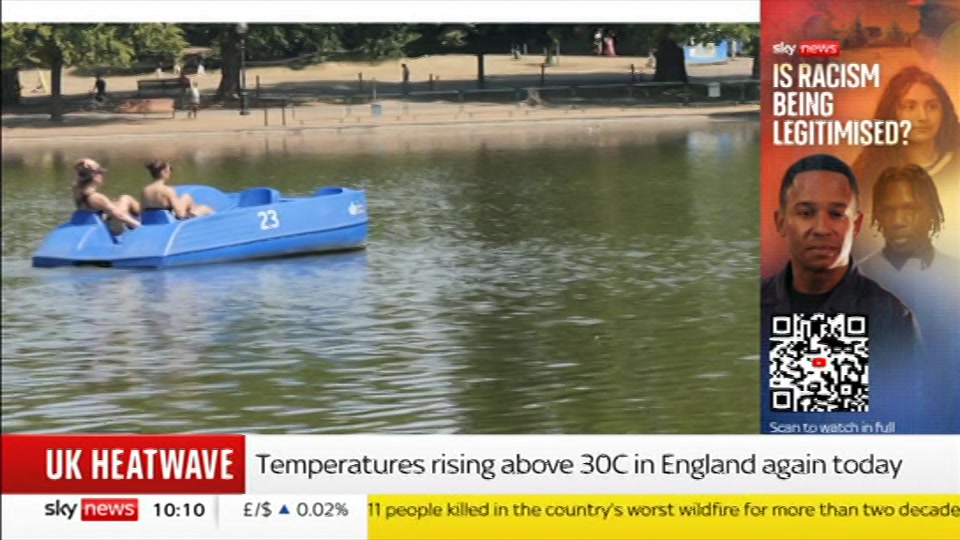 Still from Sky News at 10:00