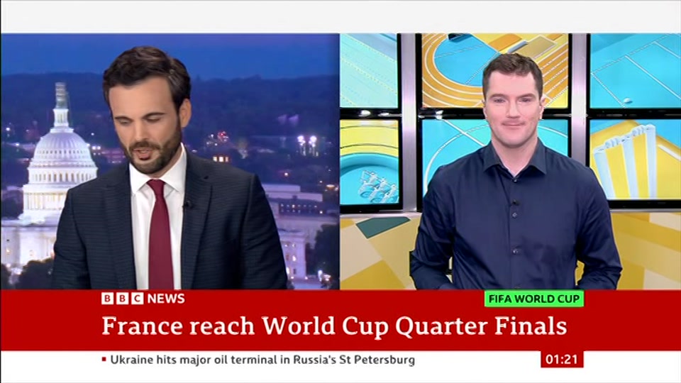 Still from BBC NEWS at 21:00