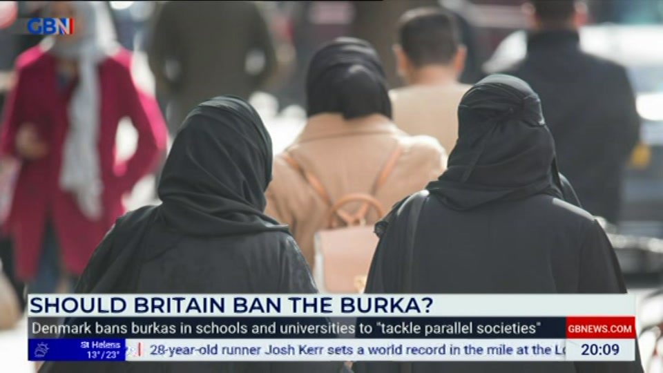 Still from GB News at 9:00