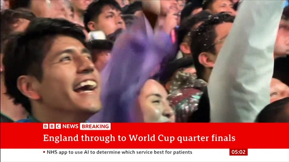 Still from BBC NEWS at 2:00