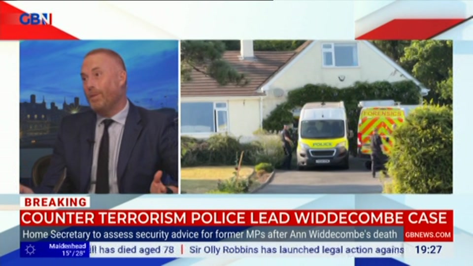 Broadcast still at 27m. GB News, New: GBN Tonight, 13 July 2026.