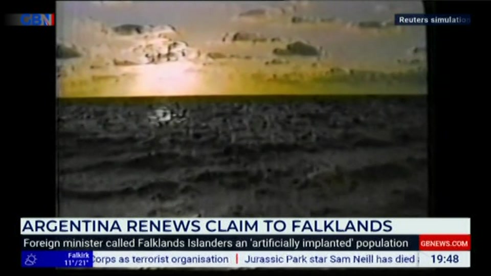 Broadcast still at 48m. GB News, New: GBN Tonight, 13 July 2026.