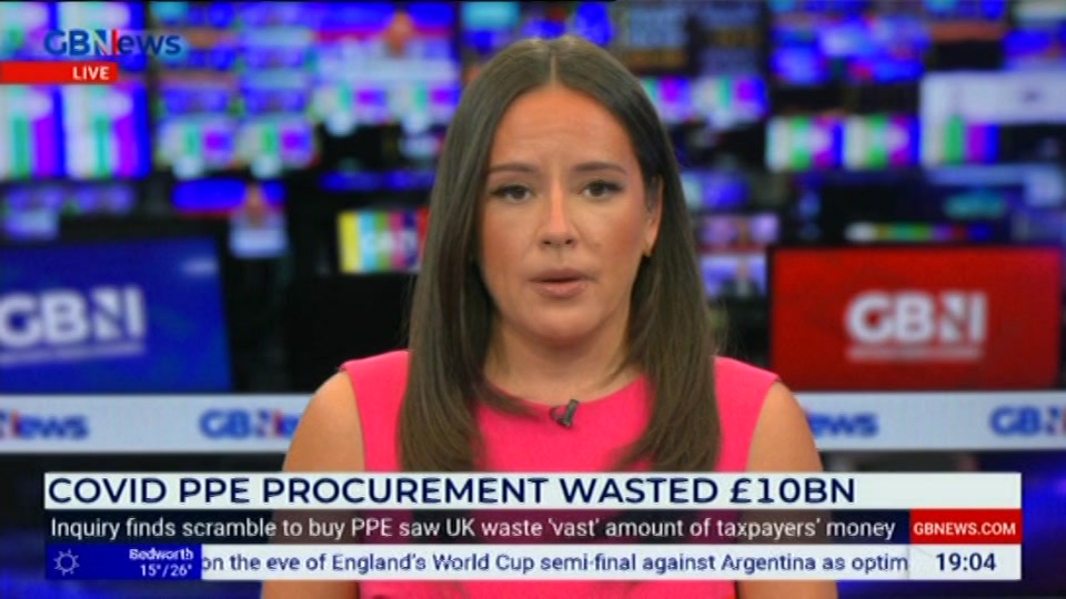 Still from GB News at 4:00