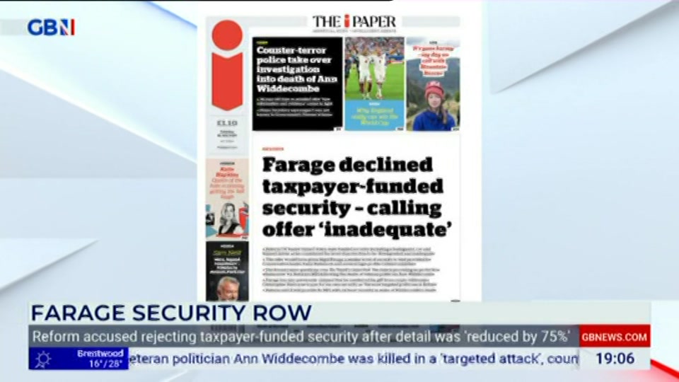 Still from GB News at 6:00