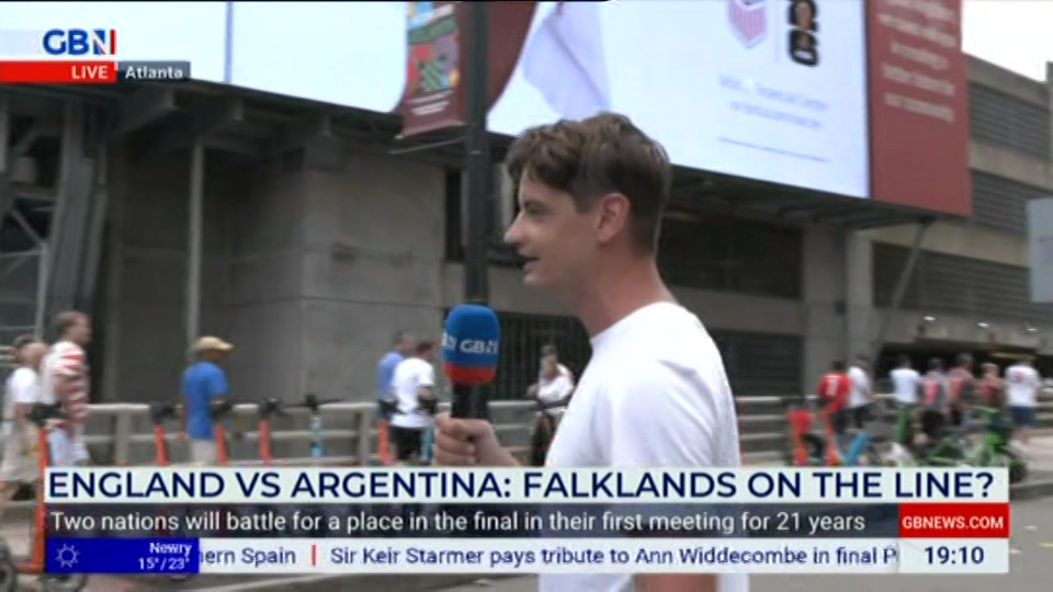 Broadcast still at 10m. GB News, New: GBN Tonight, 15 July 2026.