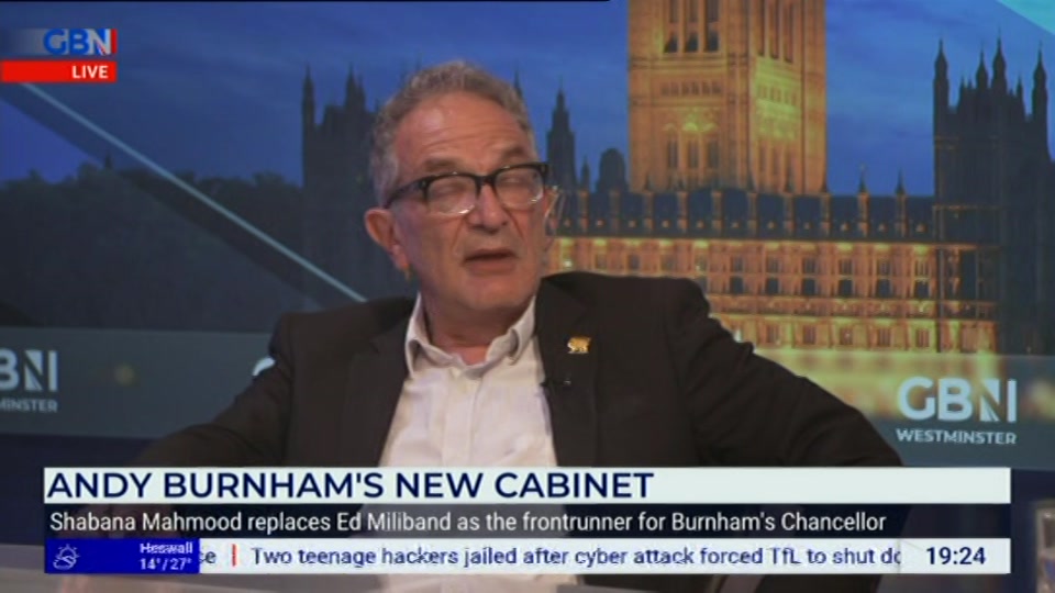 Broadcast still at 24m. GB News, New: GBN Tonight, 16 July 2026.