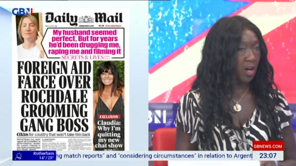 Still from GB News at 7:00