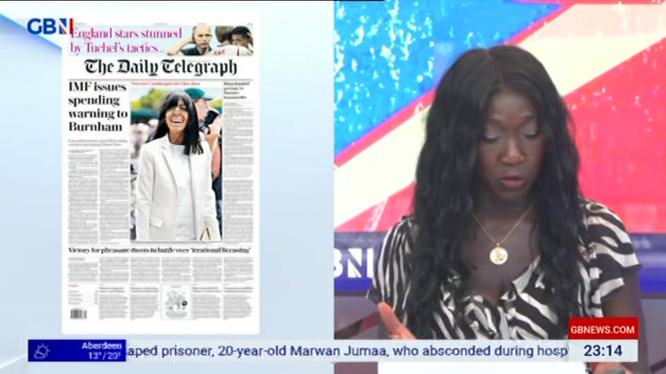 Still from GB News at 14:00