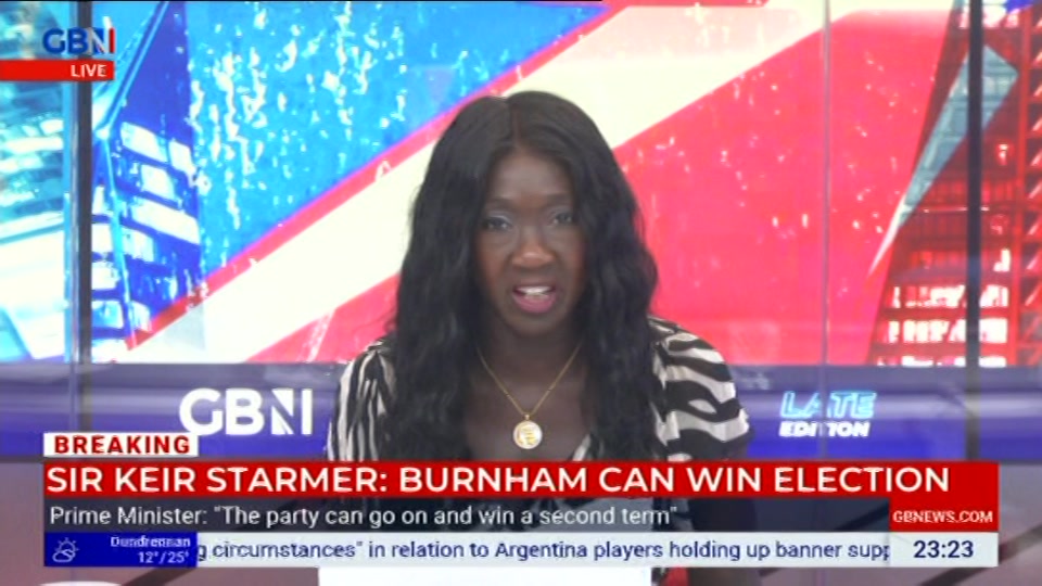 Still from GB News at 23:00