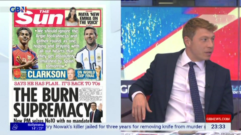 Still from GB News at 33:00