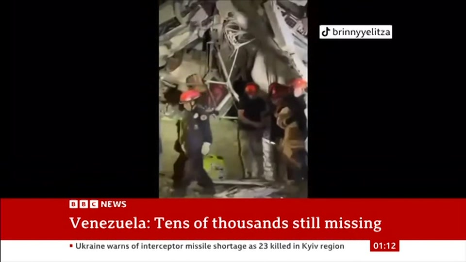 Still from BBC NEWS at 12:00
