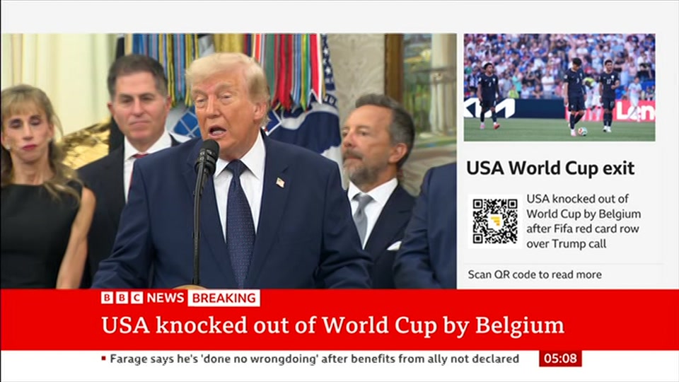 Still from BBC NEWS at 8:00