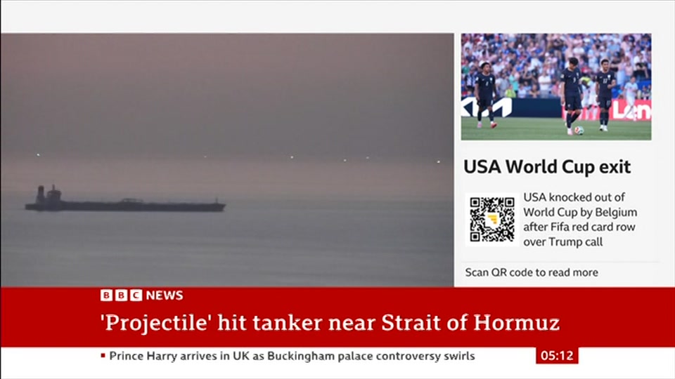 Still from BBC NEWS at 12:00