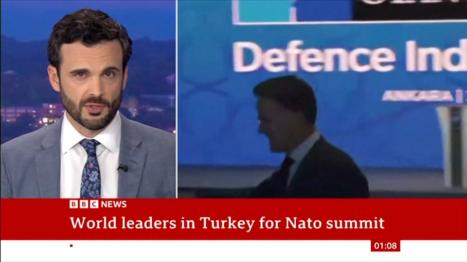 Still from BBC NEWS at 8:00