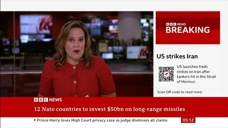 Still from BBC NEWS at 12:00