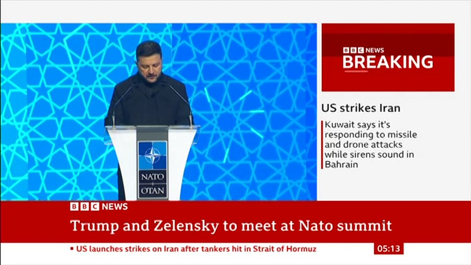Still from BBC NEWS at 13:00
