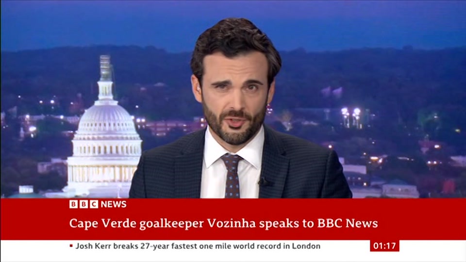 Still from BBC News at 17:00