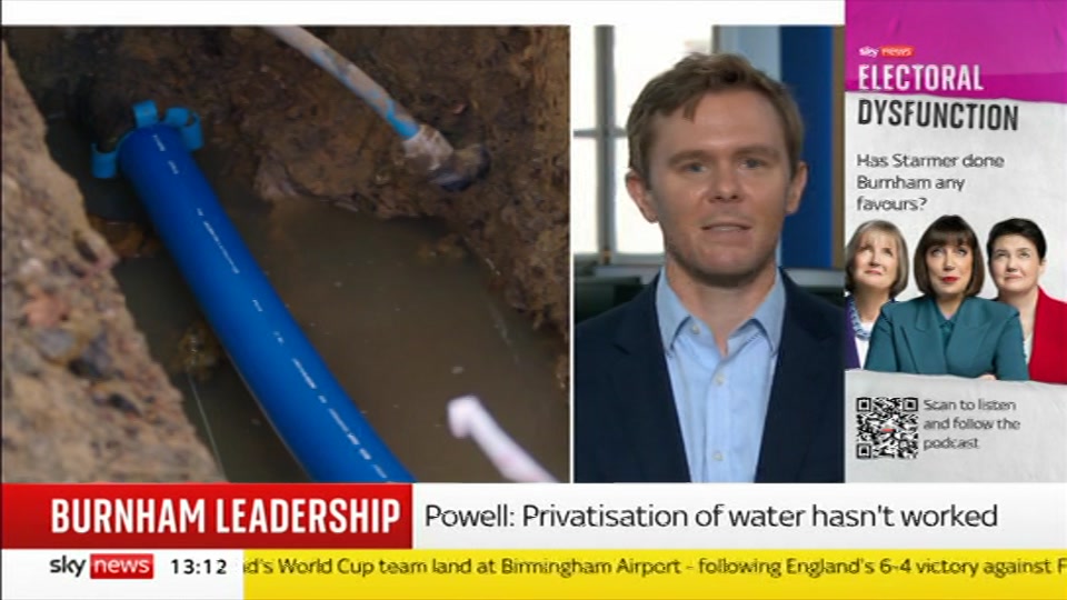 Broadcast still at 12m. Sky News, Sky News Today With Matt Barbet, 19 July 2026.