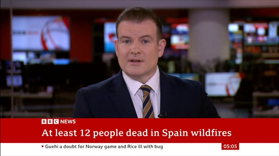 Still from BBC NEWS at 5:00