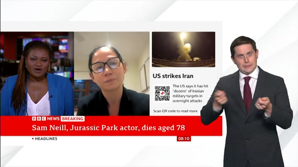 Still from BBC NEWS at 10:00