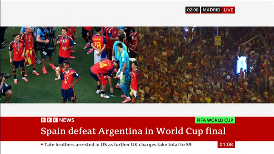 Broadcast still at 8m. BBC NEWS, BBC News, 20 July 2026.