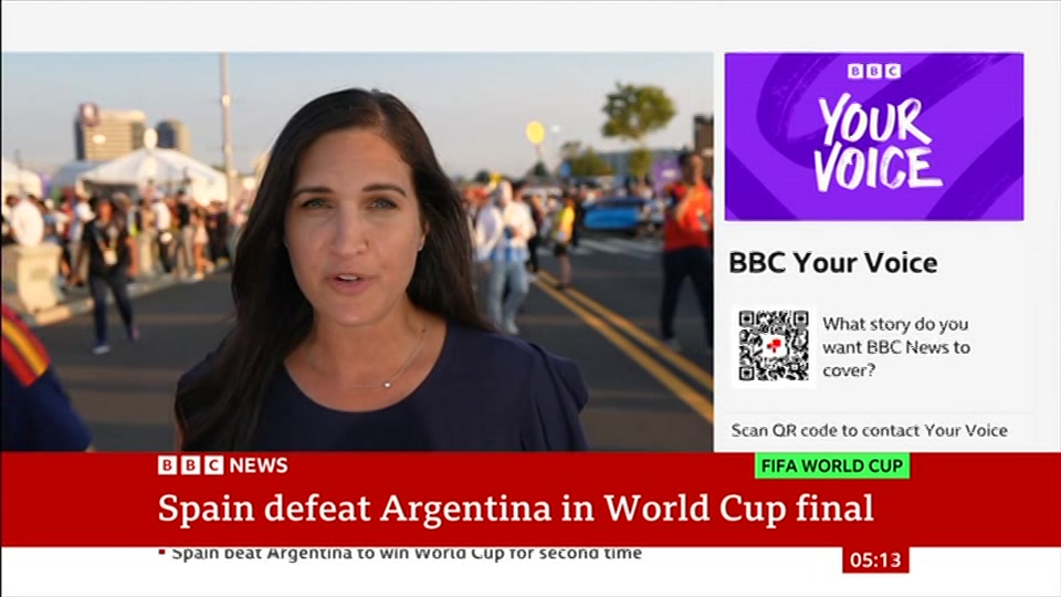 Broadcast still at 13m. BBC NEWS, BBC News, 20 July 2026.