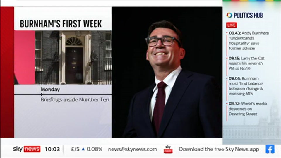 Still from Sky News at 3:00