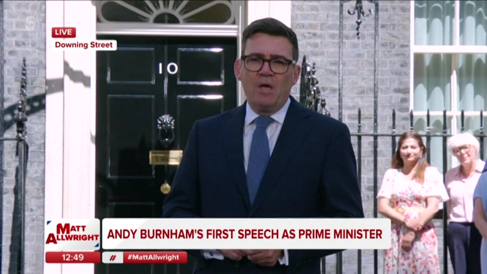 Still from Channel 5 at 5:00