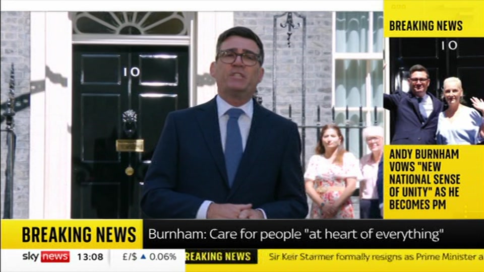 Still from Sky News at 8:00