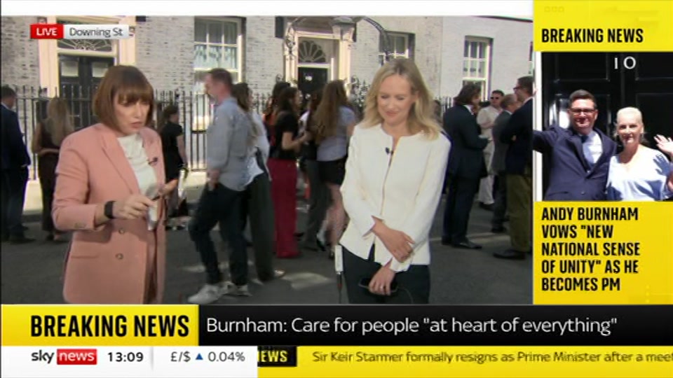 Still from Sky News at 9:00