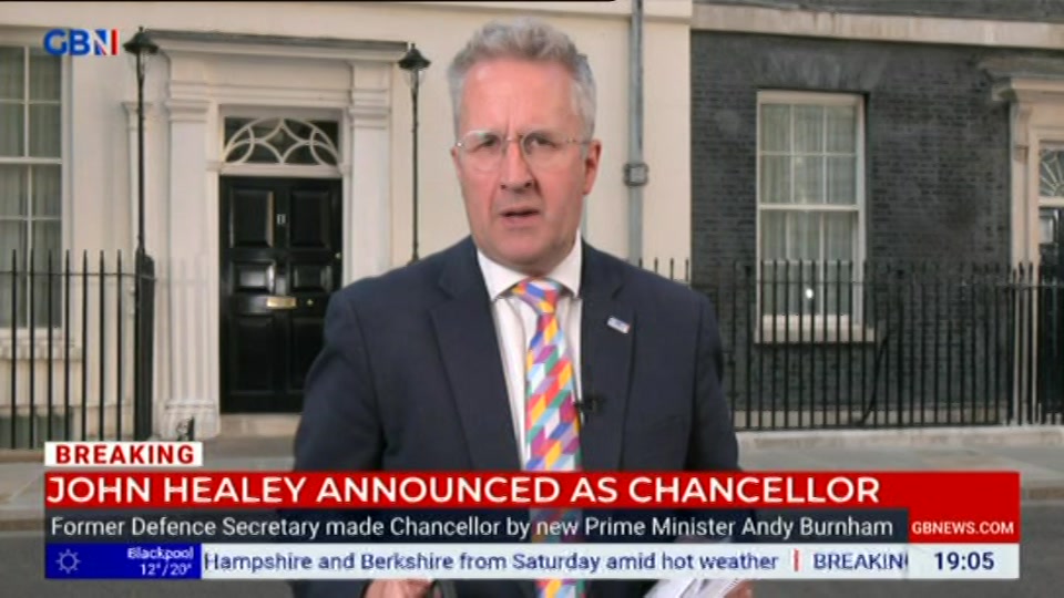 Still from GB News at 5:00