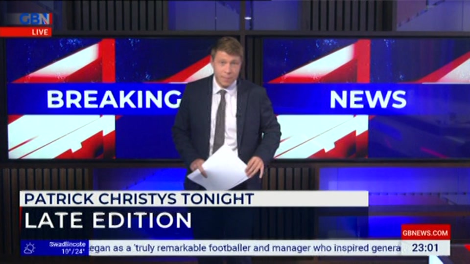 Still from GB News at 1:00
