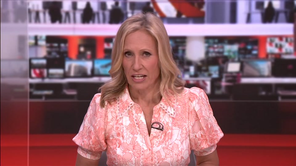 Broadcast still at 22m. BBC ONE West, BBC News, 29 June 2026.