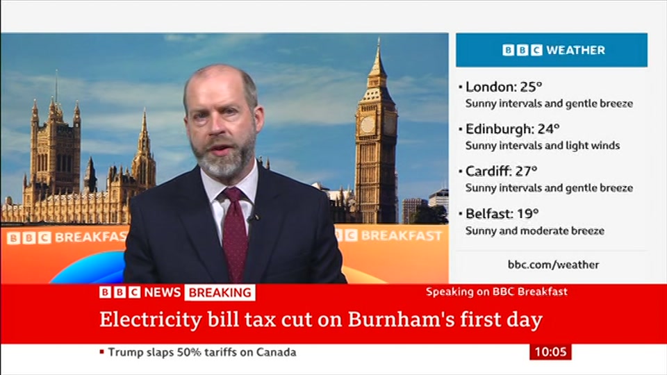 Still from BBC NEWS at 5:00