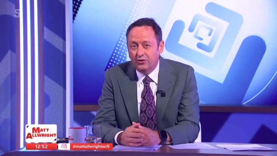 Broadcast still at 2m. 5, 5 News with Dan Walker, 21 July 2026.