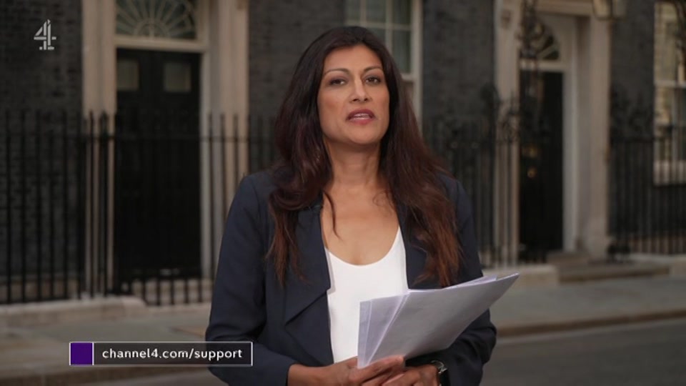 Broadcast still at 28m. Channel 4, Channel 4 News, 21 July 2026.