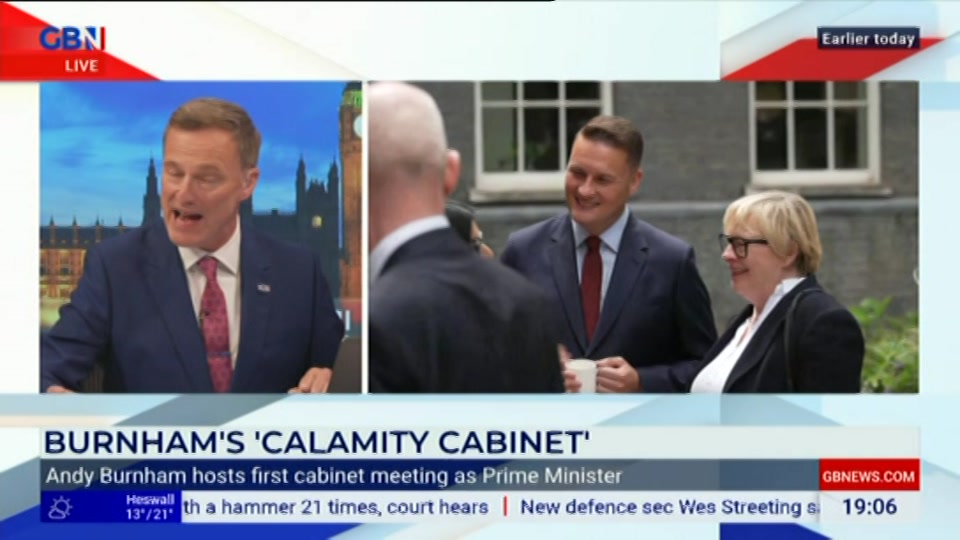 Still from GB News at 6:00